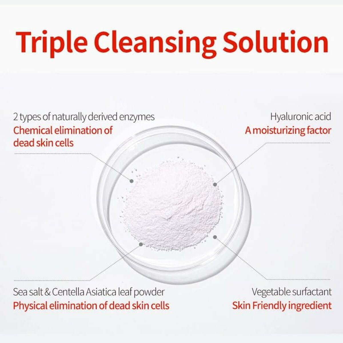 Очищающее средство для лица Benton Goodbye Redness Centella 80 g порошкообразный-4