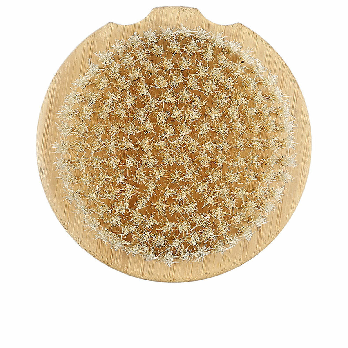 Отшелушивающая и очищающая щетка для лица Lussoni Bamboo Круглый-2