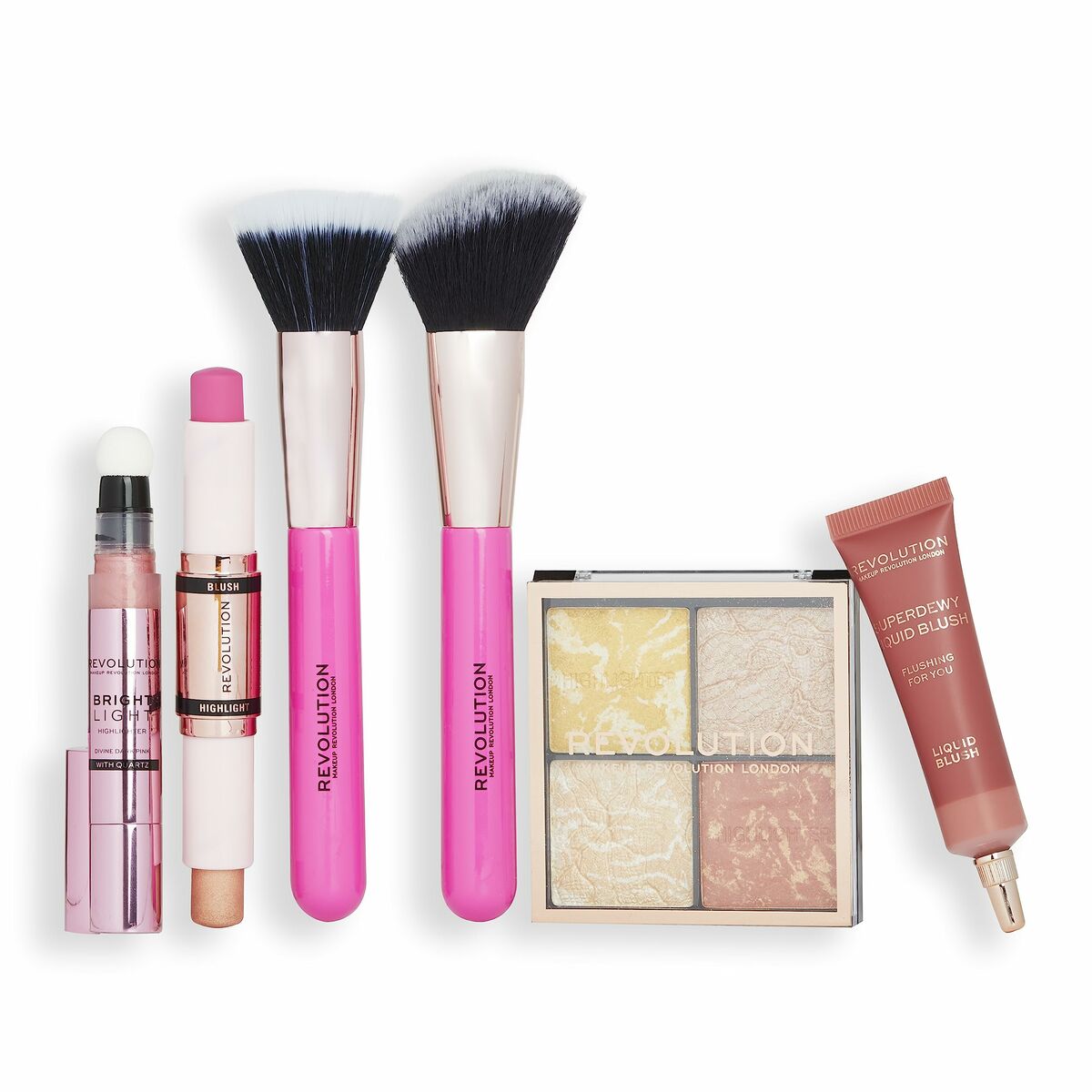 Set di trucco Revolution Make Up Blush & Glow 6 Oggetti-2