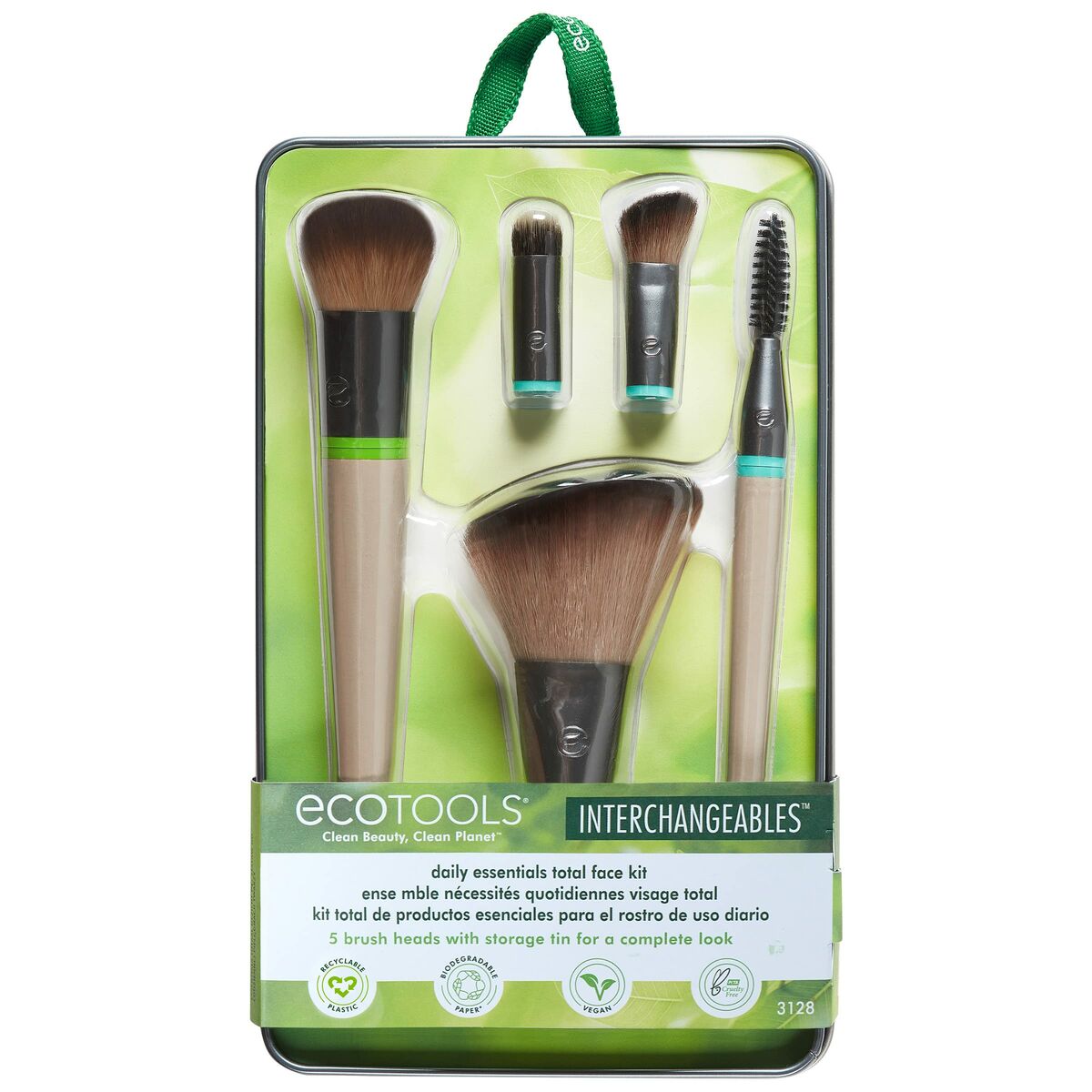 Набор кисточек для макияжа Ecotools Daily Essentials Total Face Kit 8 Предметы-2