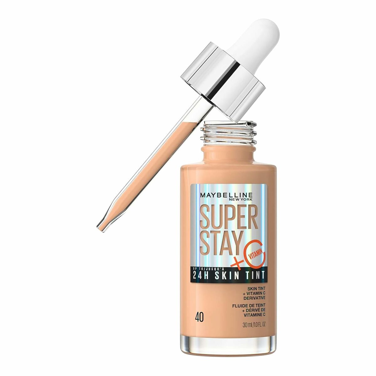 Base liquida per il trucco Maybelline Super Stay Skin Tint Vitamina C N° 40 30 ml-2