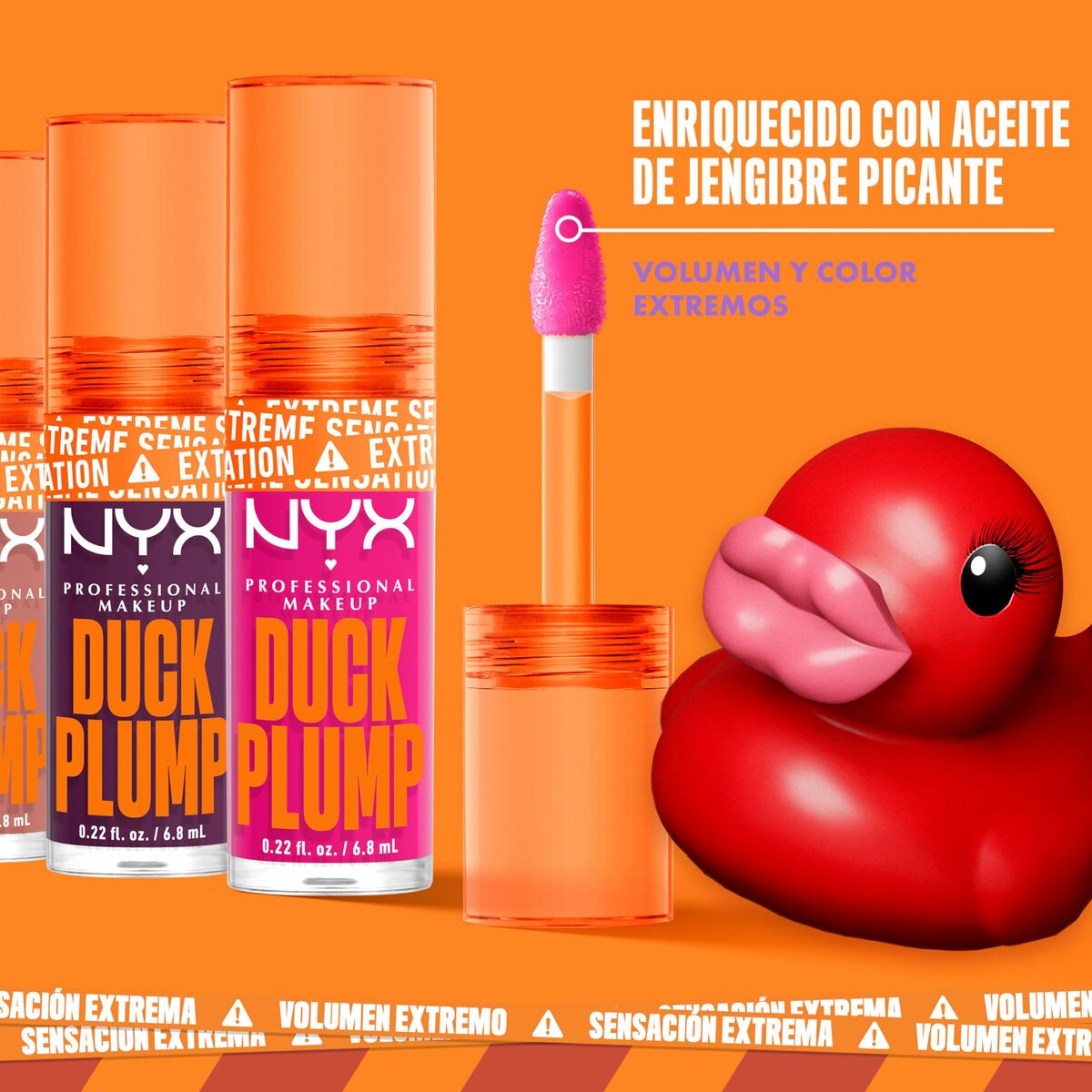 Lampo per labbra NYX Duck Plump Strike a rose 6,8 ml-2