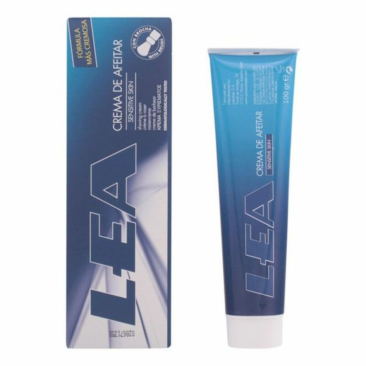 Крем для бритья Sensitive Skin Lea (100 g)-2