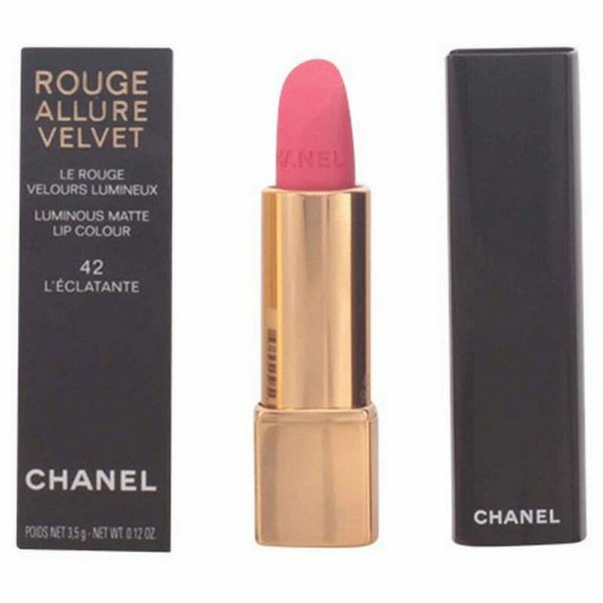 Rossetto Rosso Allure Velvet Chanel-5