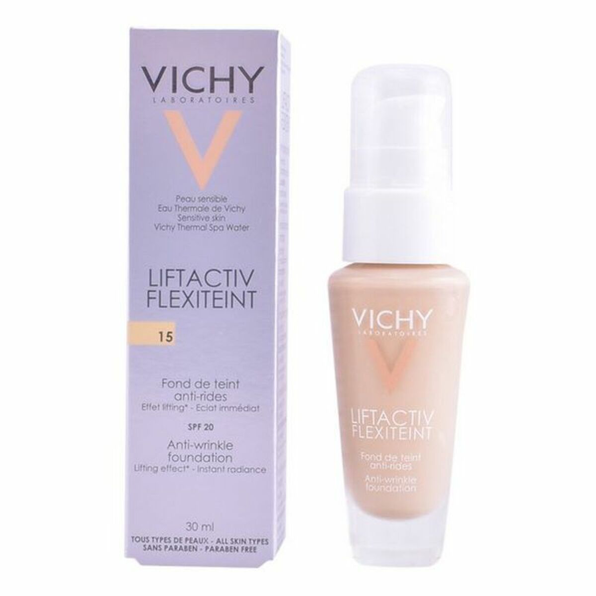 Base liquida per il trucco Liftaciv Fluiteint Vichy Spf 20-3