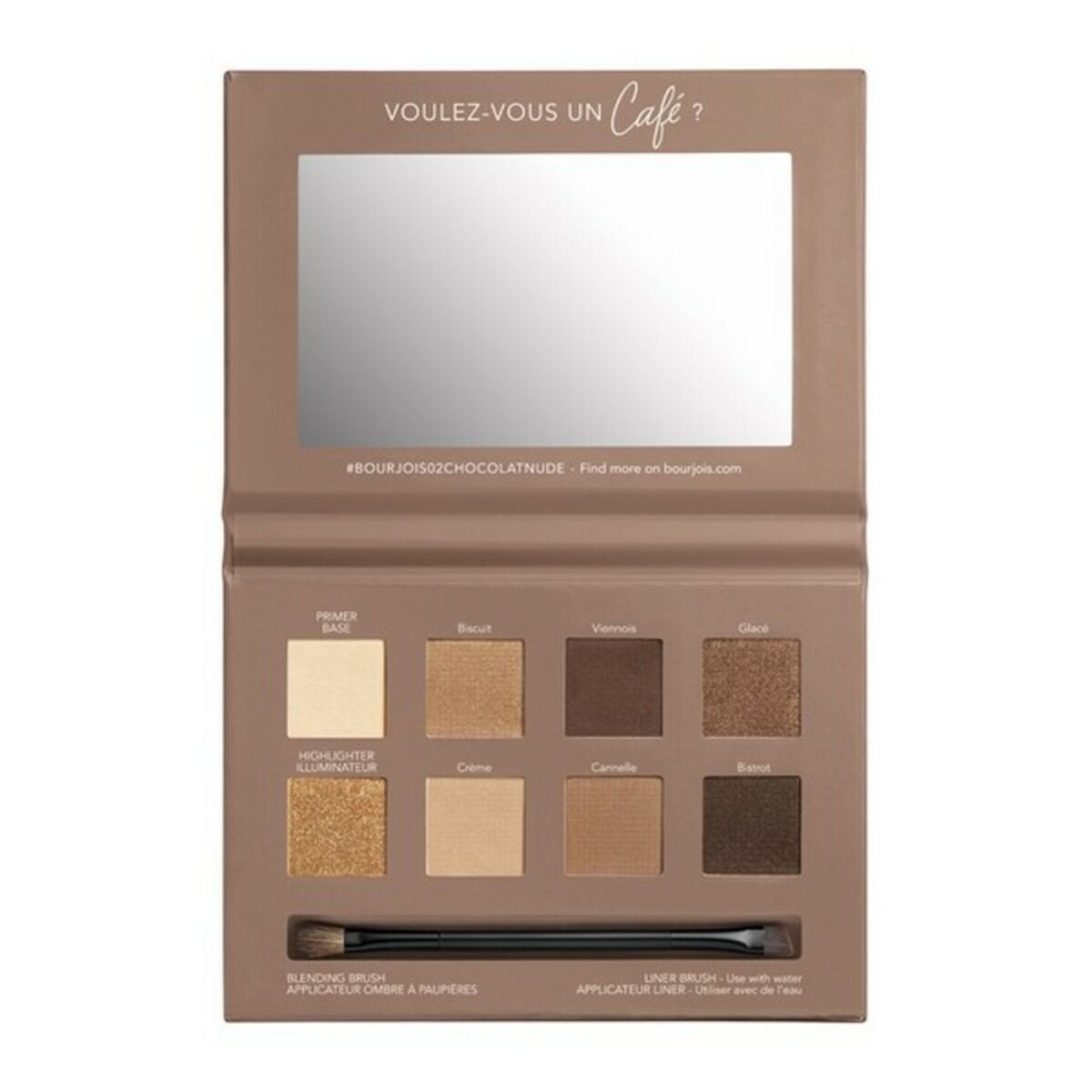 Палитра теней для глаз Palette Yeux Bourjois 4 в 1-4