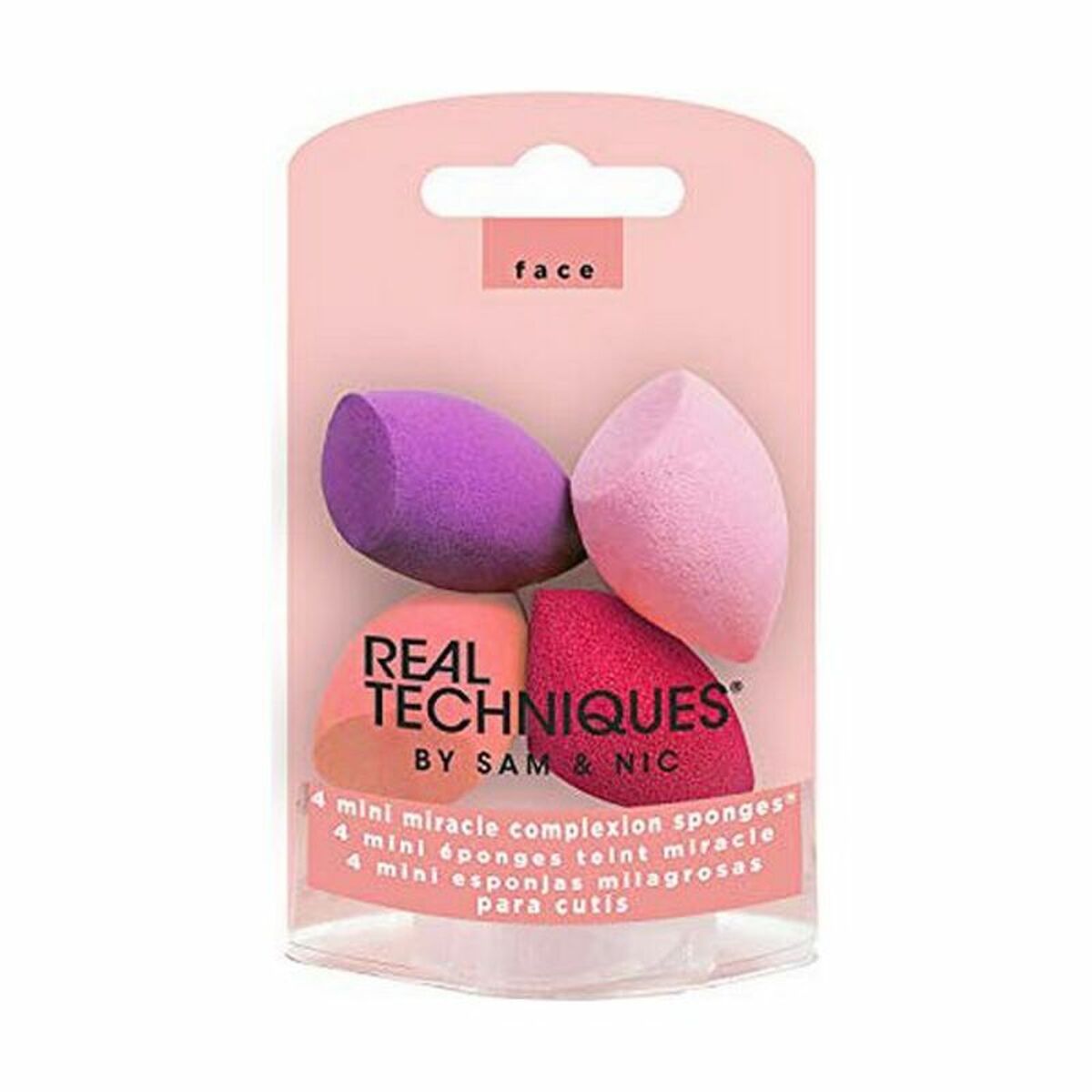 Губка для макияжа Miracle Complexion Mini Real Techniques 1492 (4 pcs) 4 Предметы-2