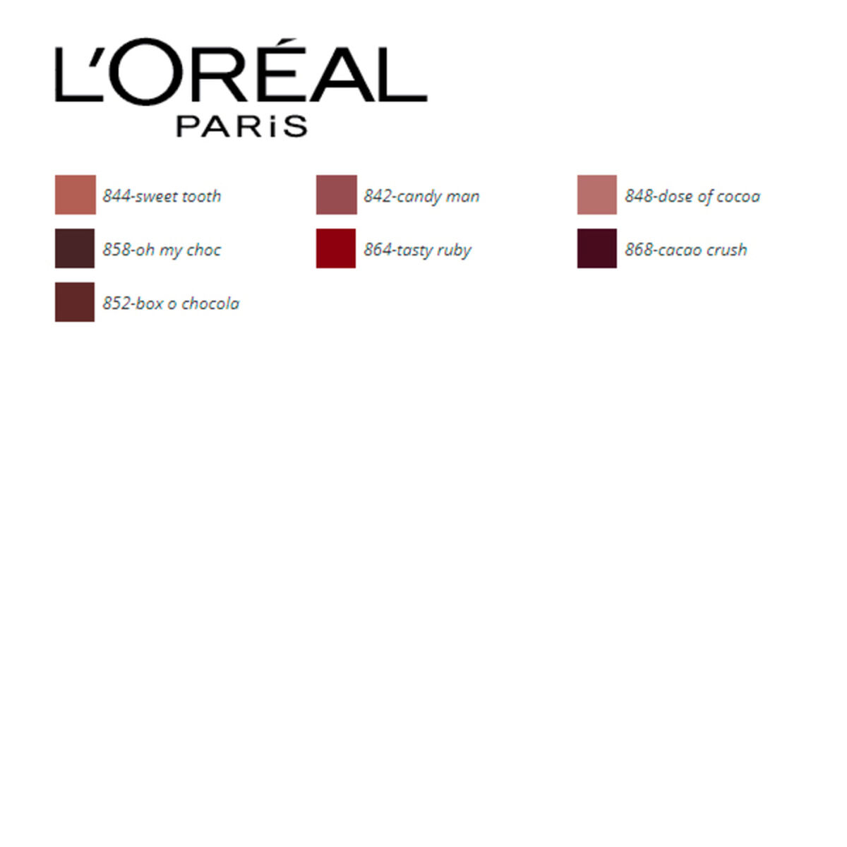 Les Chocolats L'Oreal Lipstick-ро созед (7). 6 мл)-5