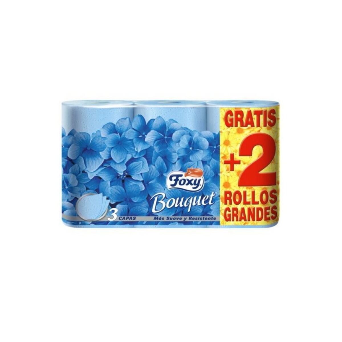 Туалетной бумаги Foxy Bouquet 3 слоев (6 uds)-2