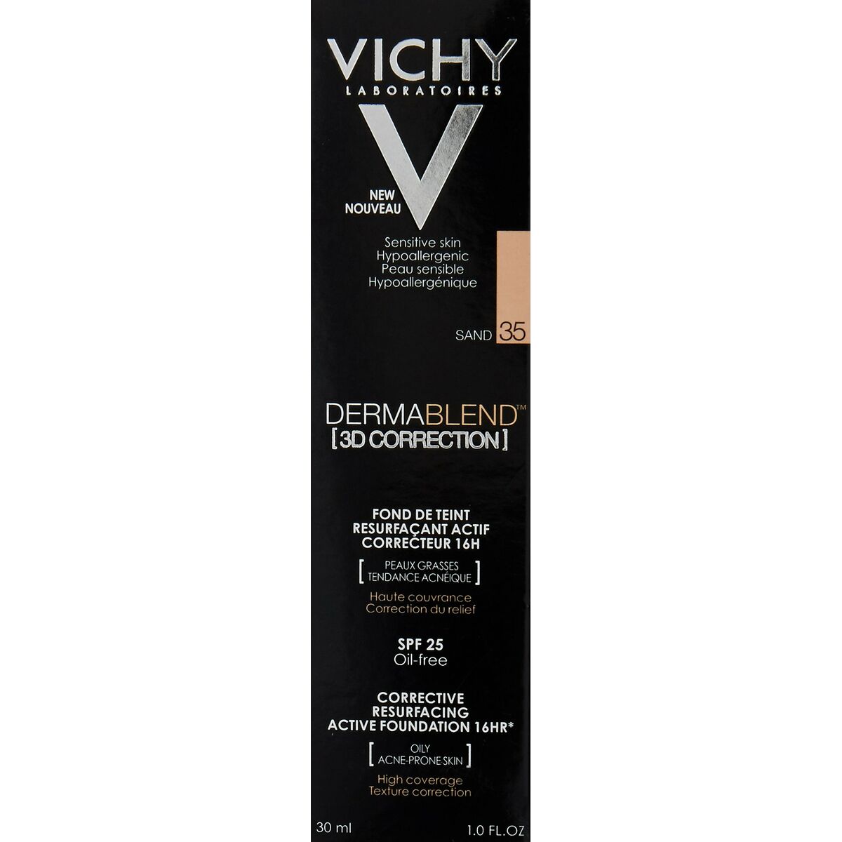 Vichy Dermablend 3D Correction Liquid Makeup Base 30 ml Spf 25 Nº 35 Sand-2