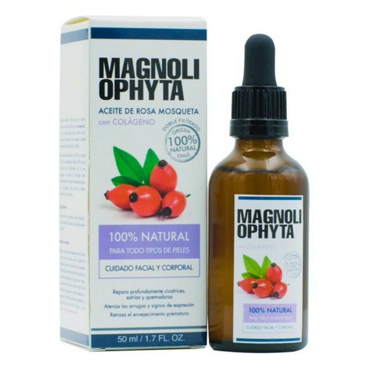 Magnoliophytha Aceite De Rosa Mosqueta Face Oil With collagen Rosehip 30 ml 50 ml
