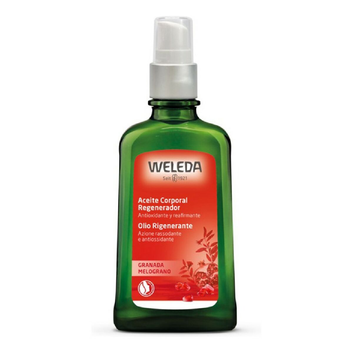 Olio concentrato rinforzante per corpo Weleda Granata (100 ml)-2