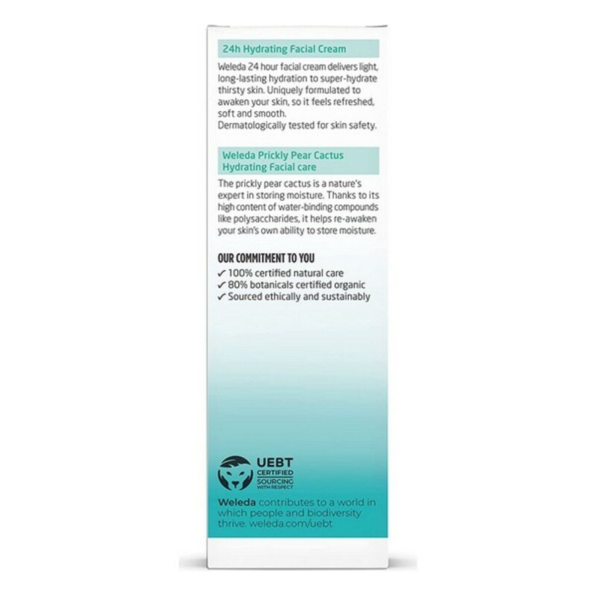 Увлажняющий крем для лица Cactus Opuntia 24h Weleda (30 ml)-4