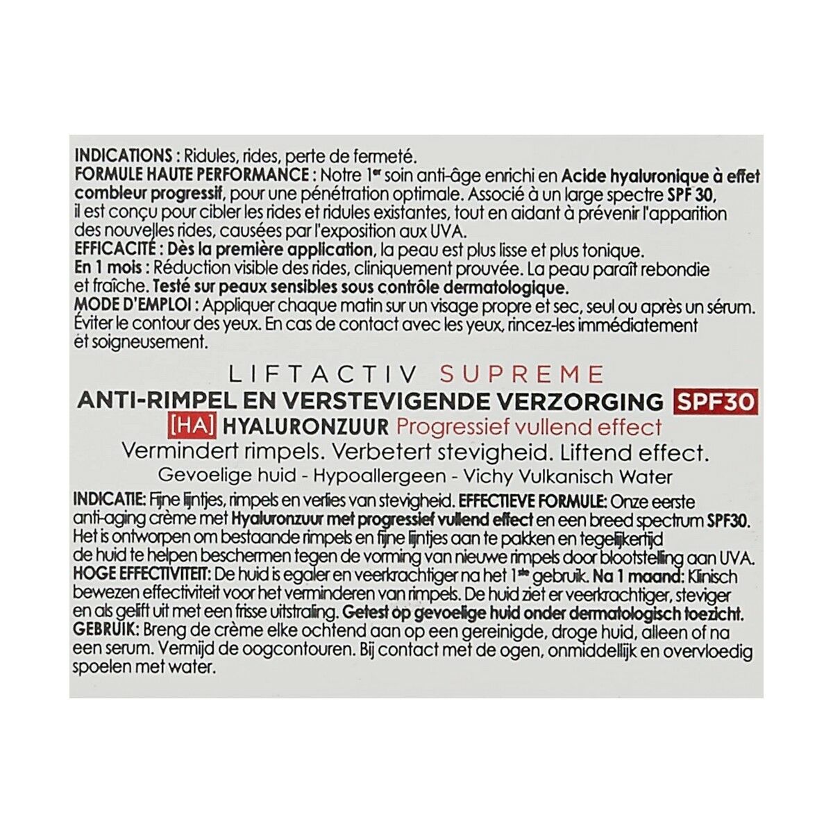 Crema antitetanica diurna Vichy LiftActiv Supresse SPF 30 (50 ml)-4