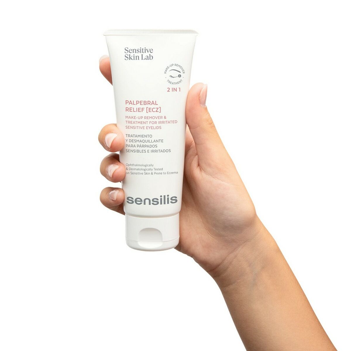 Rimozione del trucco oculare Sensilis Palmebral Relief 2 in 1 trattamento 100 ml-2
