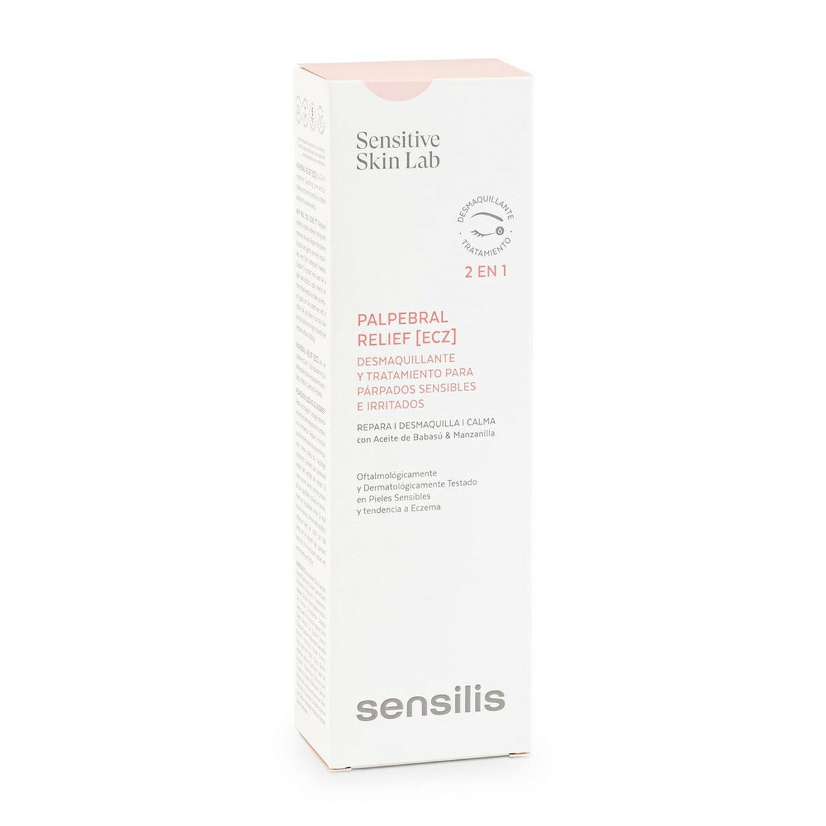 Rimozione del trucco oculare Sensilis Palmebral Relief 2 in 1 trattamento 100 ml-3