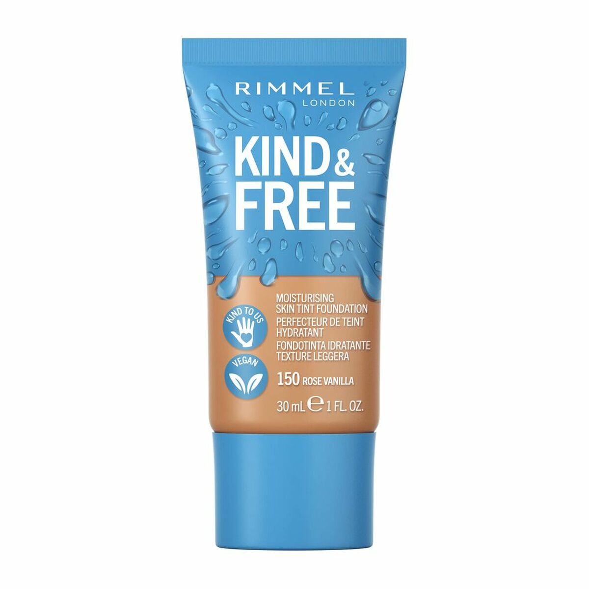 Основа-крем для макіяжу Rimmel London Kind & Free 150-rose vanilla (30 ml)