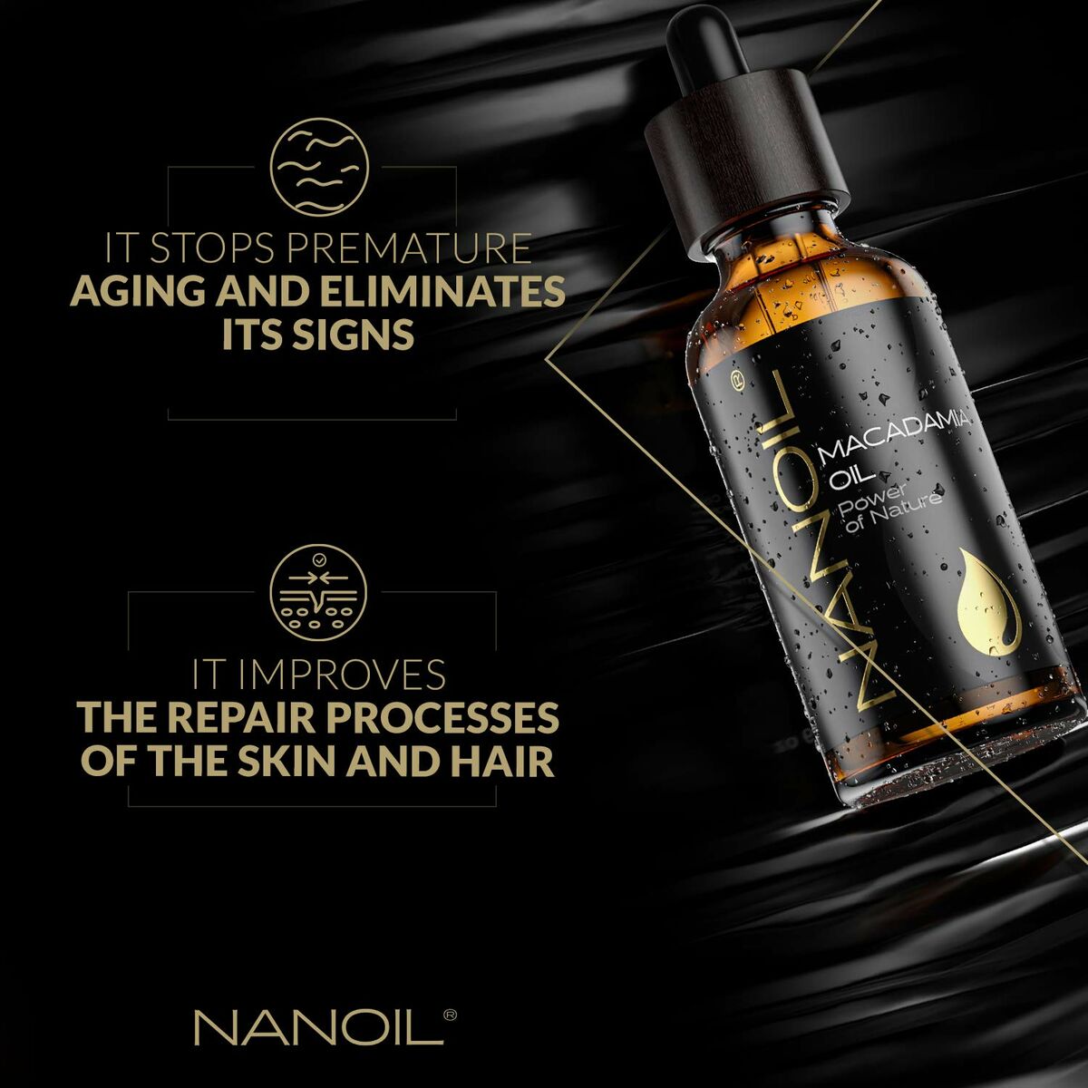 Nanoil Power Of Nature Körperöl Macadamianussöl (50 ml)-4
