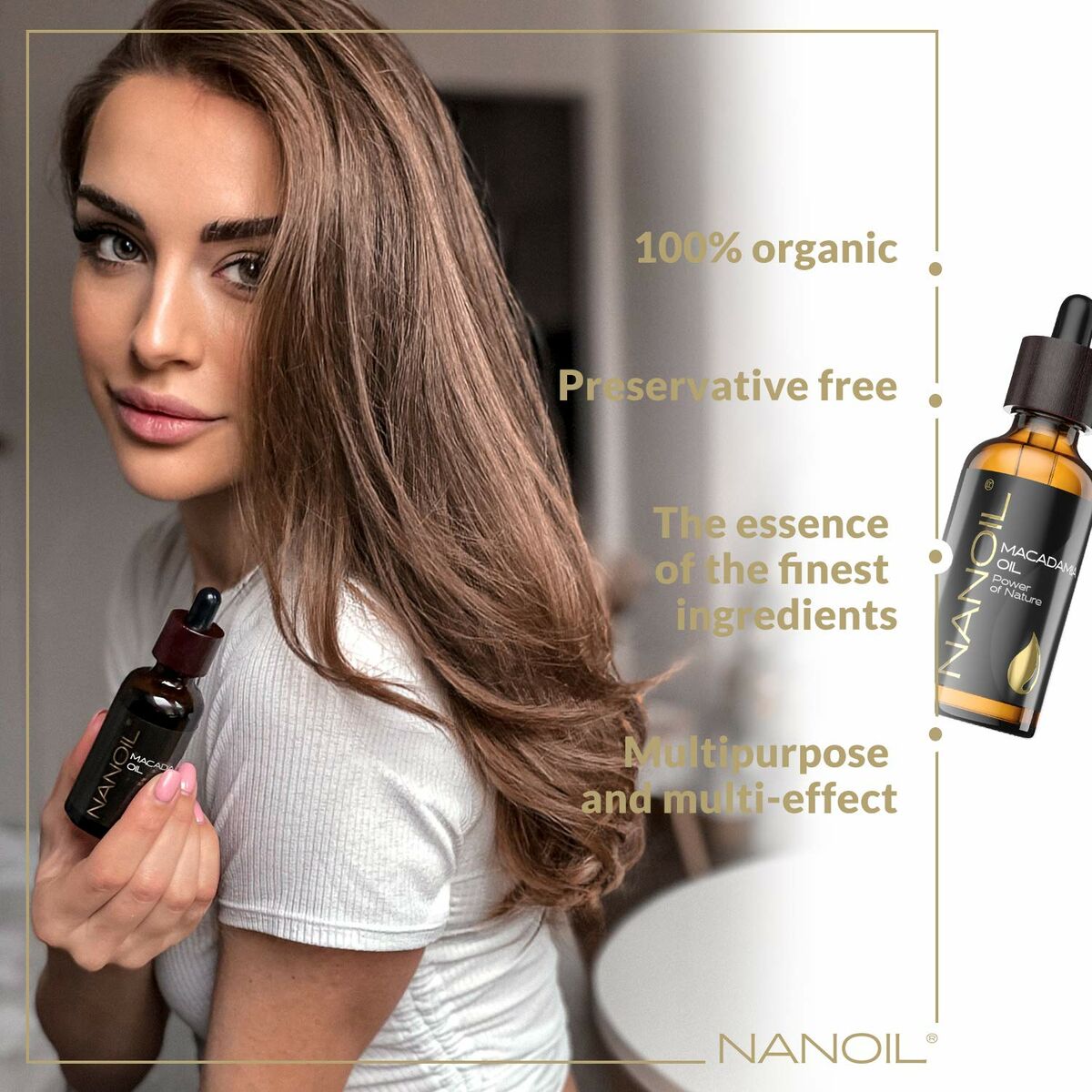 Nanoil Power Of Nature Körperöl Macadamianussöl (50 ml)-5