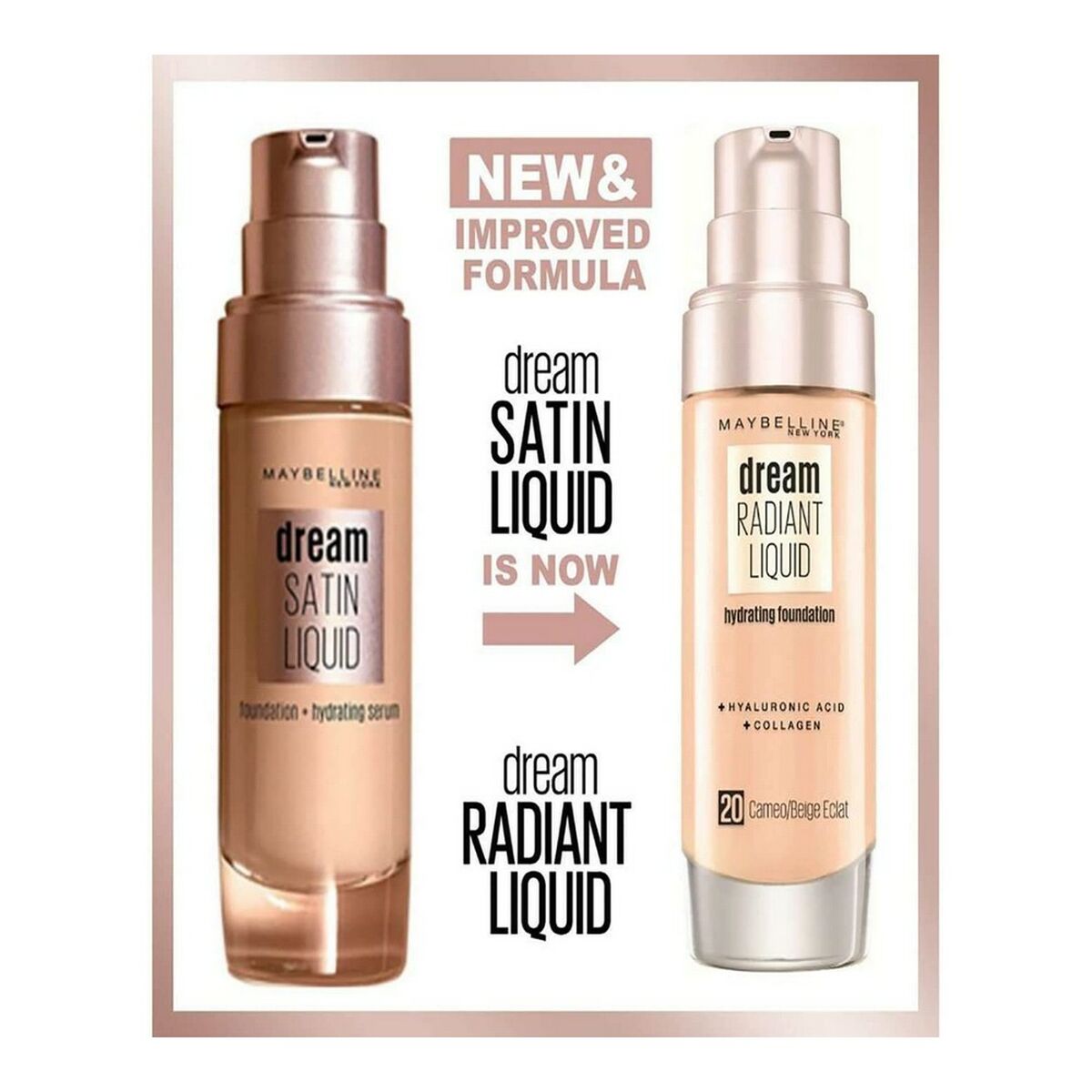 Base di trucco liquida Maybelline Dream Satin Liquid 3-true ivory (30 ml)-2