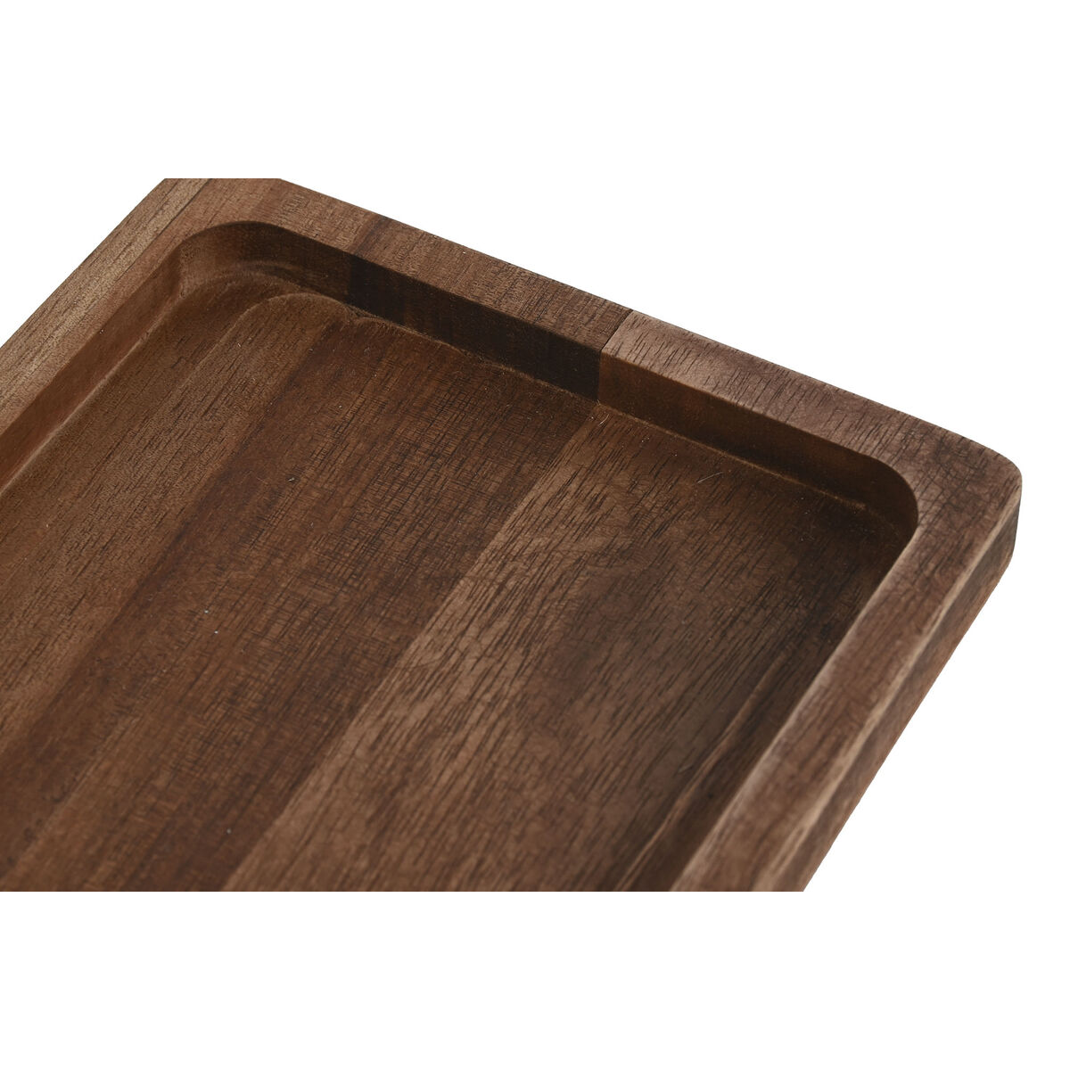 Vassoio Home ESPRIT Legno naturale acacia 25,5 x 14 x 2 cm-2