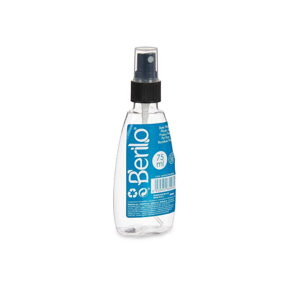 Пульверизатор Чёрный Прозрачный Пластик (75 ml) (30 штук)-3