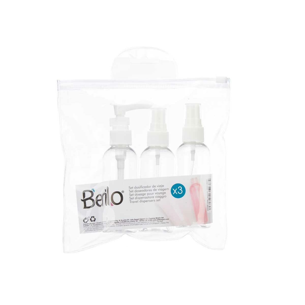 Set stradale Plastica bianca trasparente (36 pezzi)-3