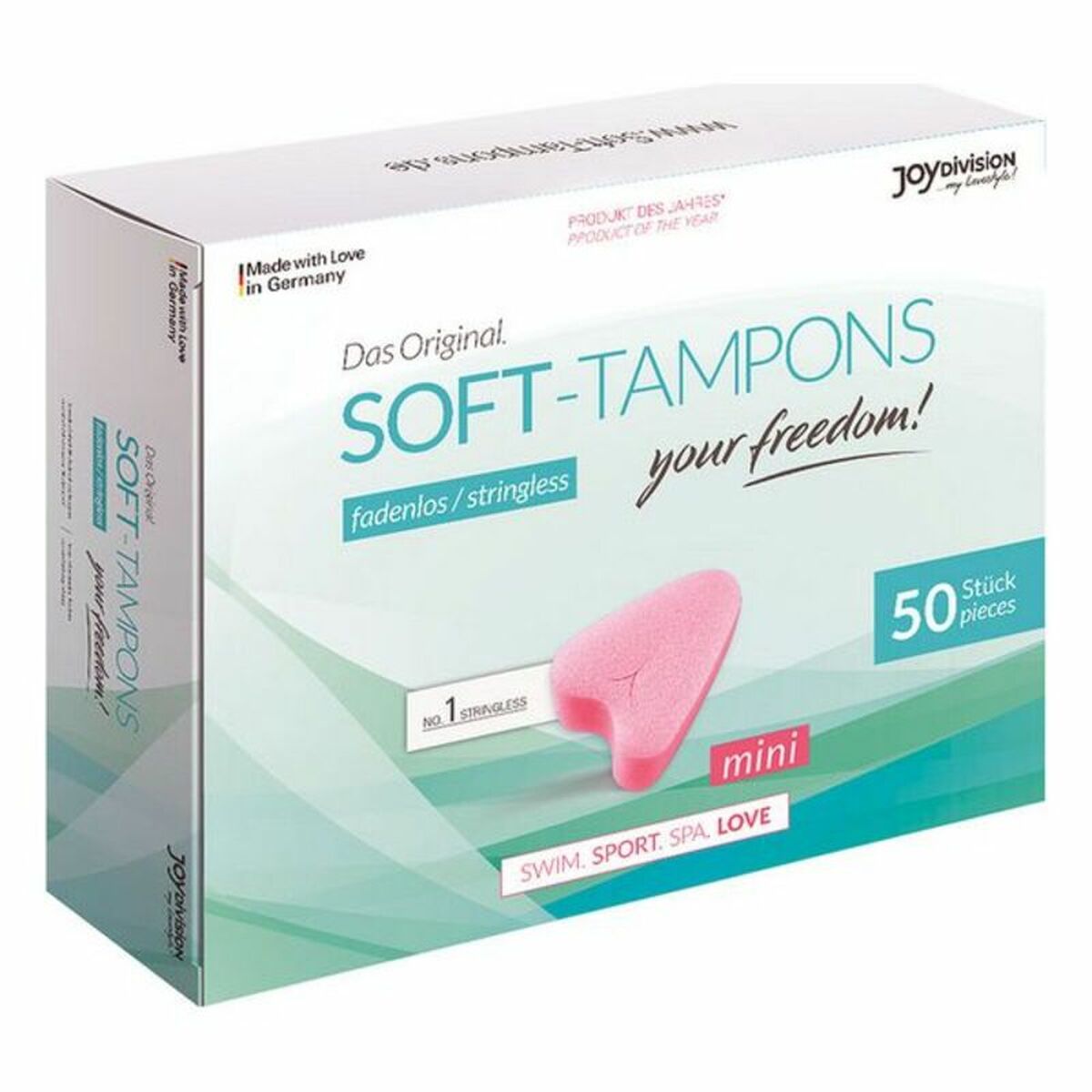 Hygienische Tampons Sport, Spa & Love Joydivision 6305860000 50 Stück-3