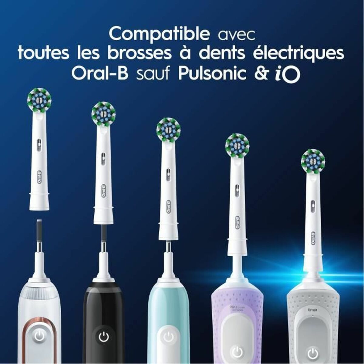 Сменная головка Oral-B 6 штук Белый-3