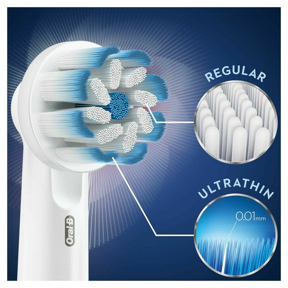 Replaceable brushes for electric toothbrush Oral-B EB60-6FFS 6 pcs-2