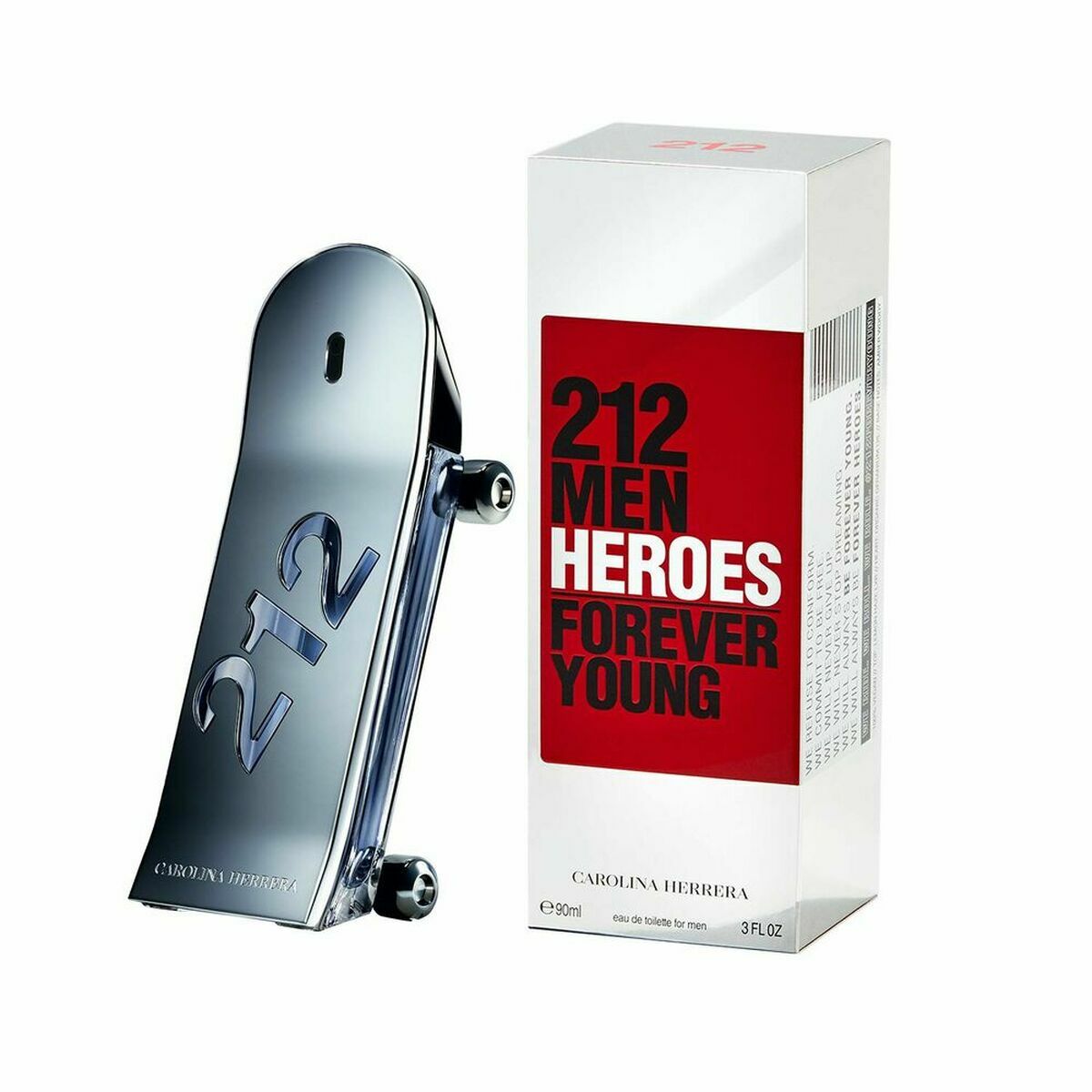 Мужская парфюмерия Carolina Herrera 212 Men Heroes Forever Young 90 ml-2