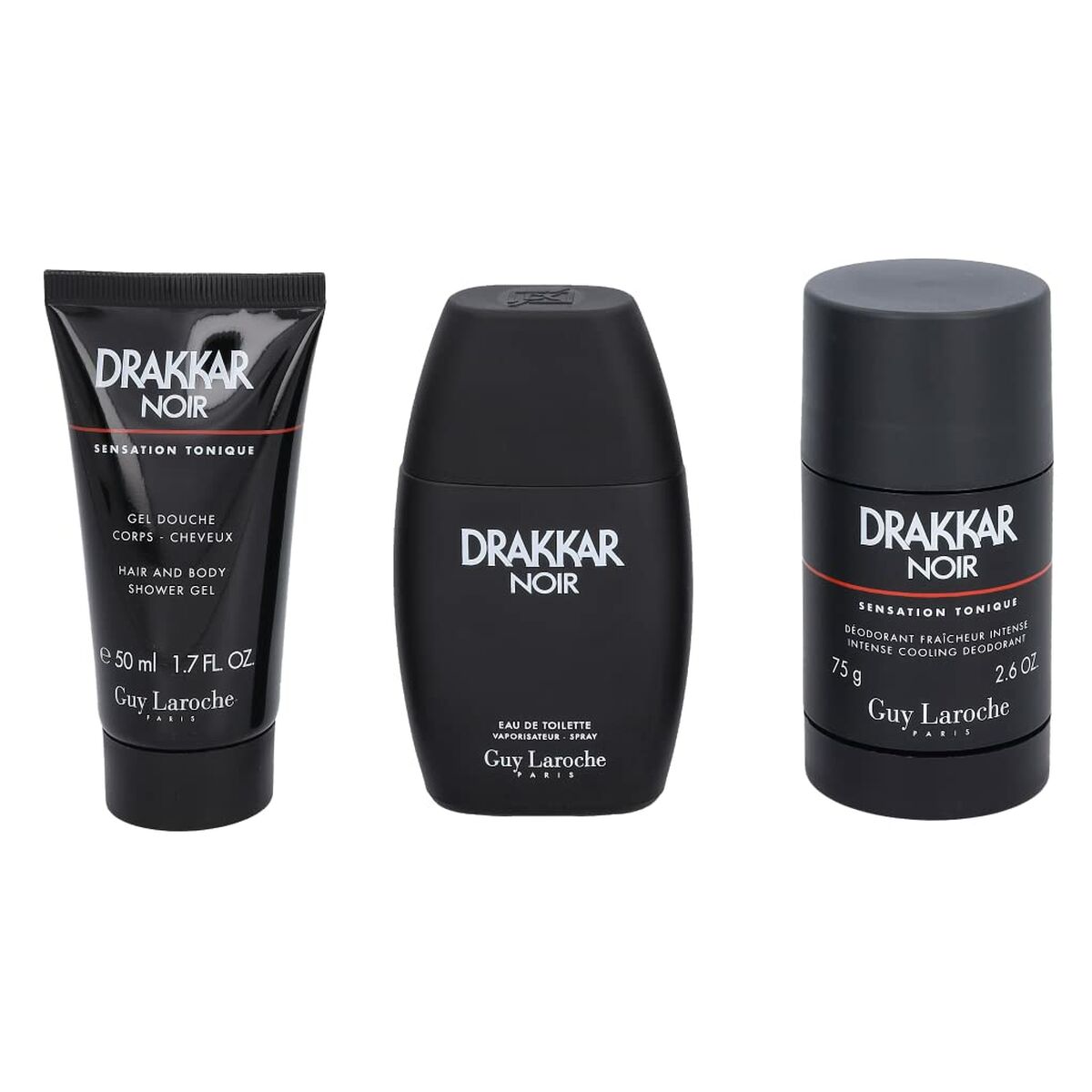 Чоловічий парфумерний набір Guy Laroche EDT Drakkar Noir 3 Предмети-2
