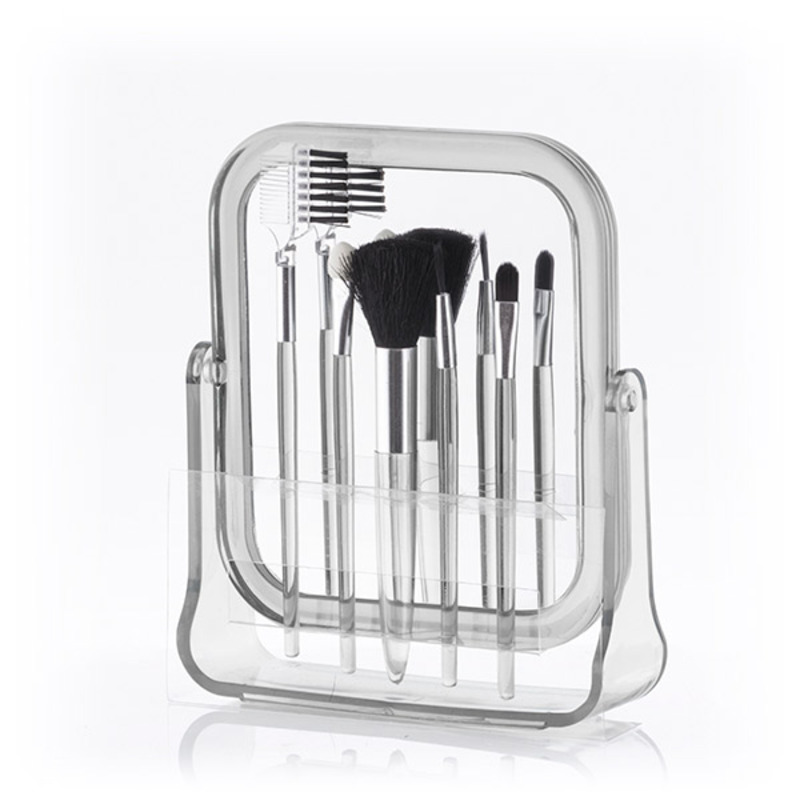 Mirror with Primizima Makeup Brushes (6 items)-2
