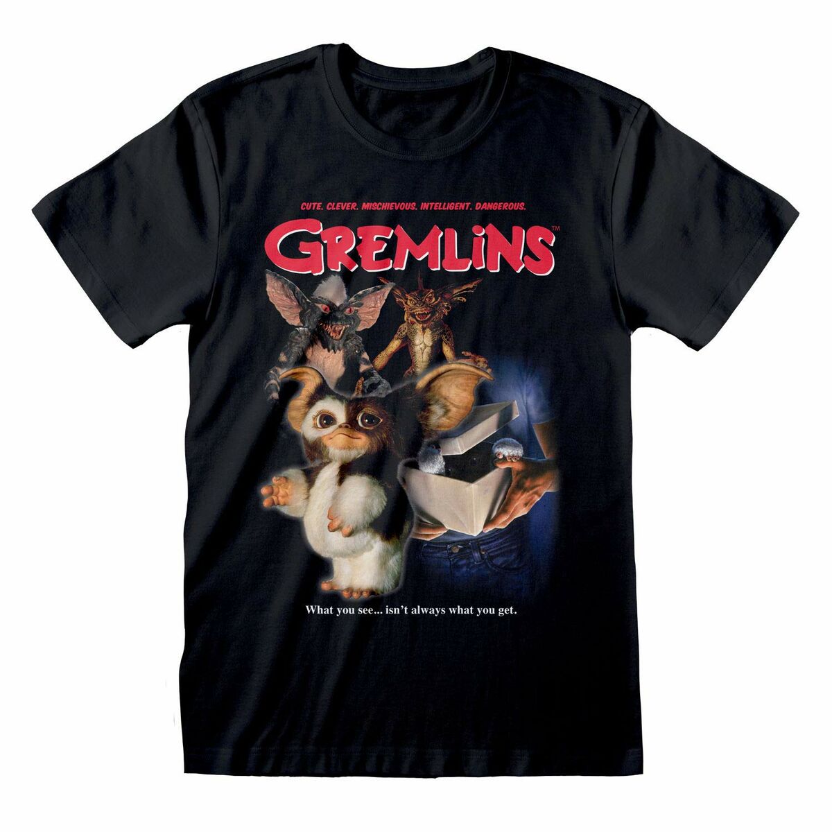 Футболка с коротким рукавом Gremlins Homeage Style Чёрный Унисекс-2