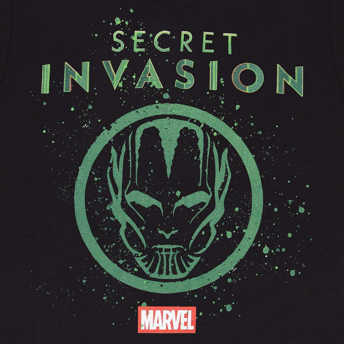 Футболка с коротким рукавом Marvel Logo Icon Чёрный Унисекс-2