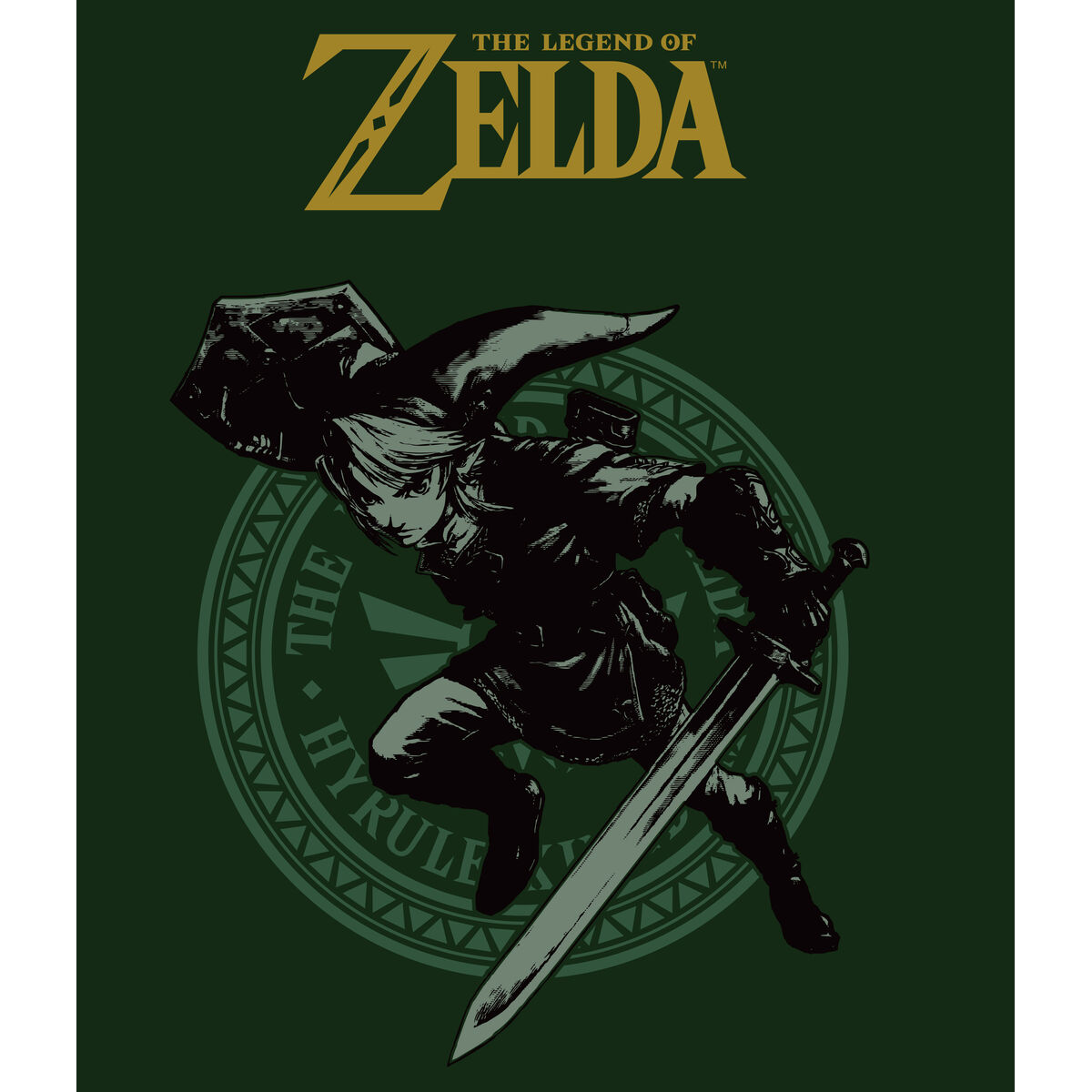 Футболка с коротким рукавом The Legend of Zelda Link Pose Зеленый Унисекс-2
