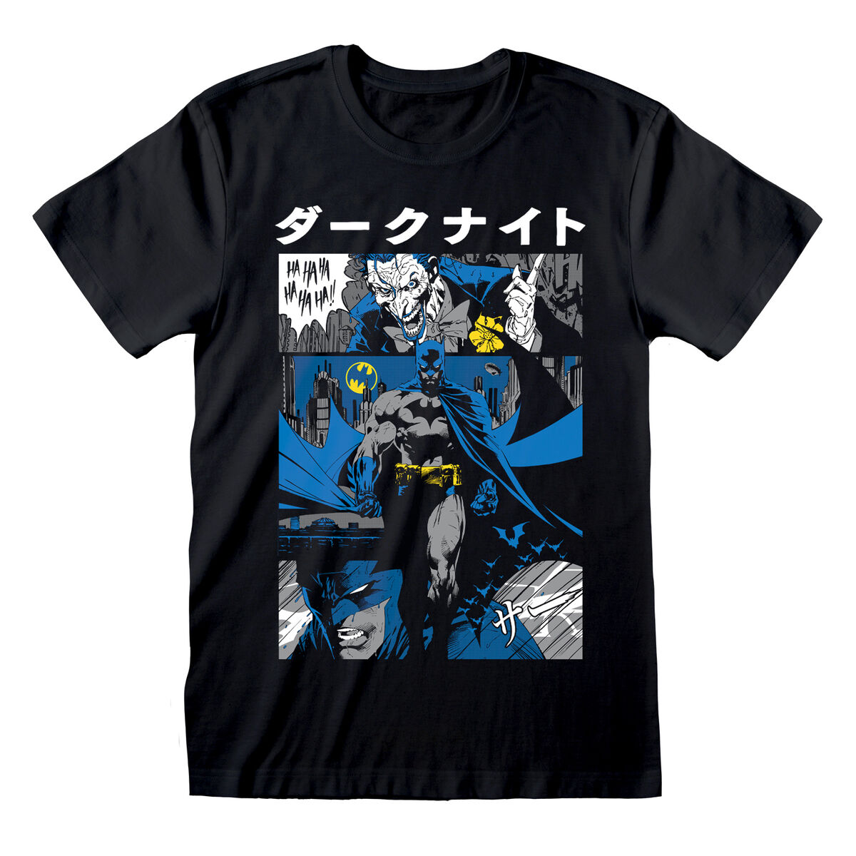 Batman Manga Cover Black Unisex Short Sleeve T-Shirt