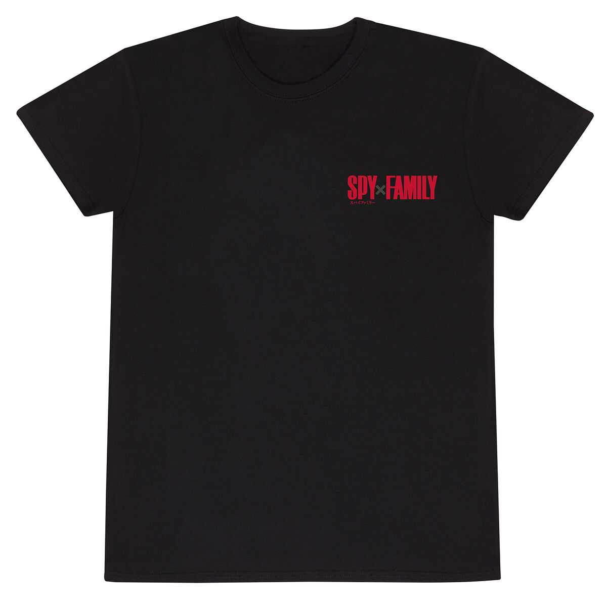 T-shirt à manches courtes Spy X Family Trio Shots Black Unisexe-3