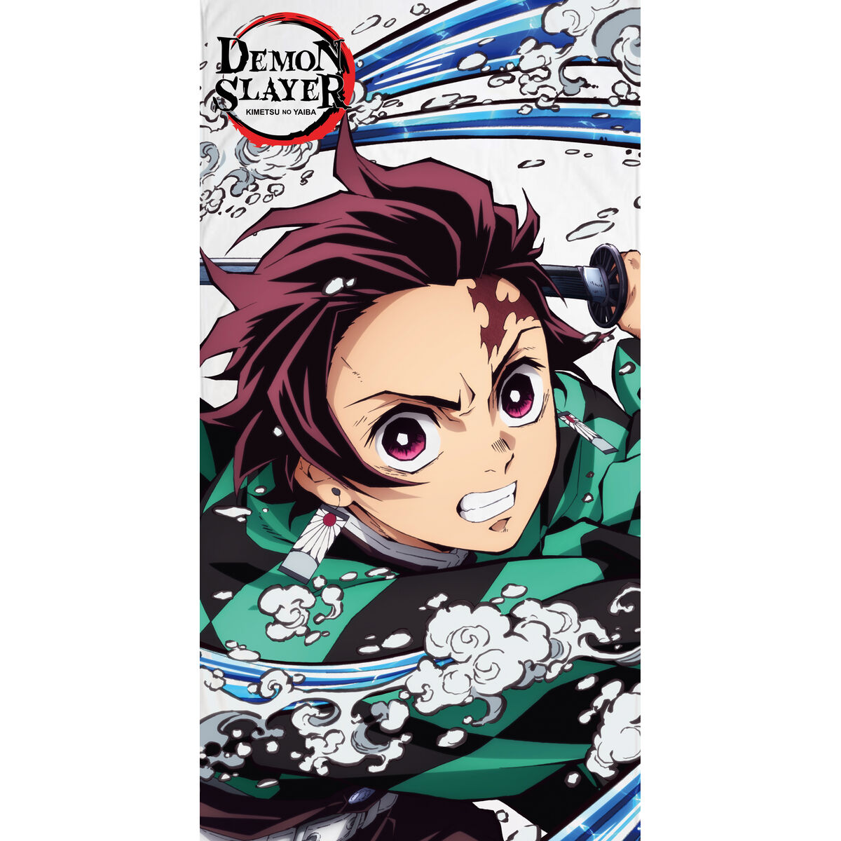 Футболка с коротким рукавом Demon Slayer Whirlpool Белый Унисекс-2