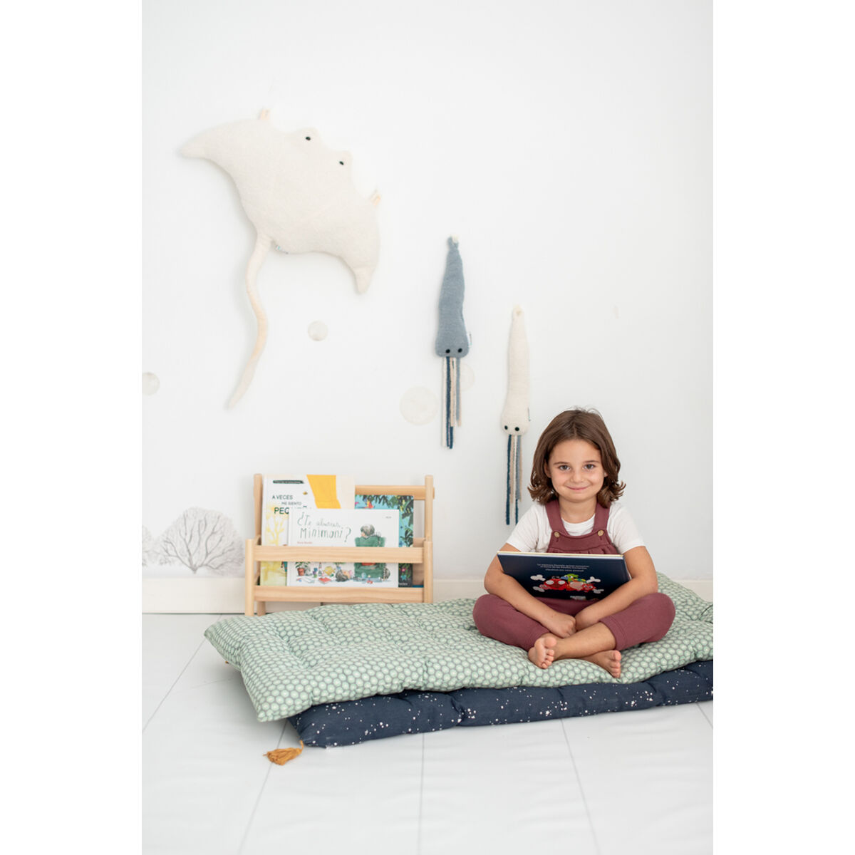 Футболка с коротким рукавом мужская Crochetts OCÉANO Синий Белый Осьминог Скат 3 Предметы-2