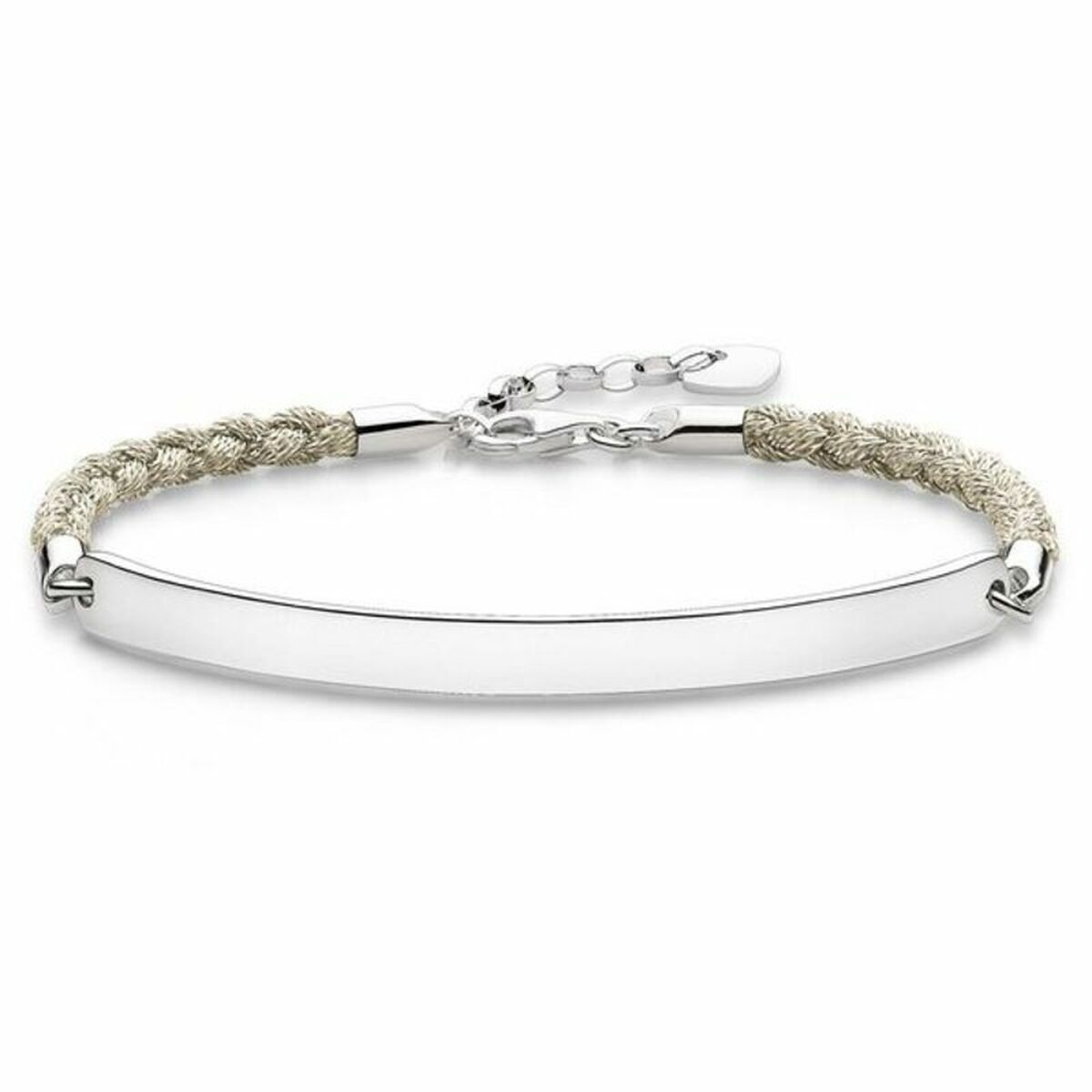 Женские браслеты Thomas Sabo LBA0029-173-19 Серебристый Белый 15-18 cm 19,5 cm-2