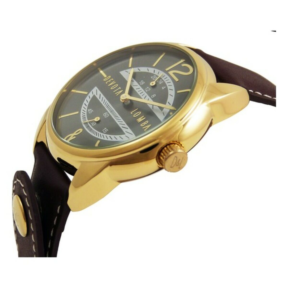 Мужские часы Devota & Lomba DL009MMF-02BRBLACK (Ø 42 mm)-2