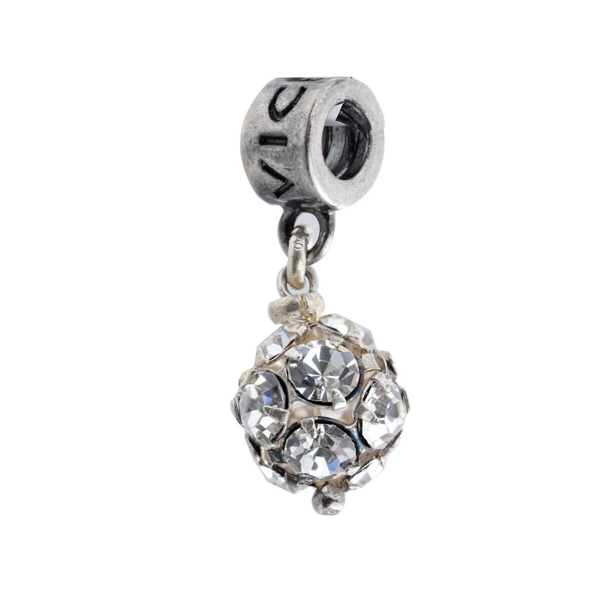 Vali Kadın Boncukları VMM0076-00 Gümüş 1 cm