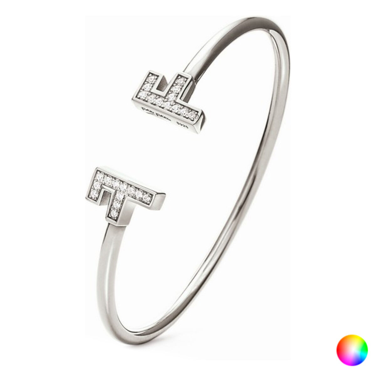 Folli Follie F Bracelet Silver Jewelry (Ø 58 mm)-4