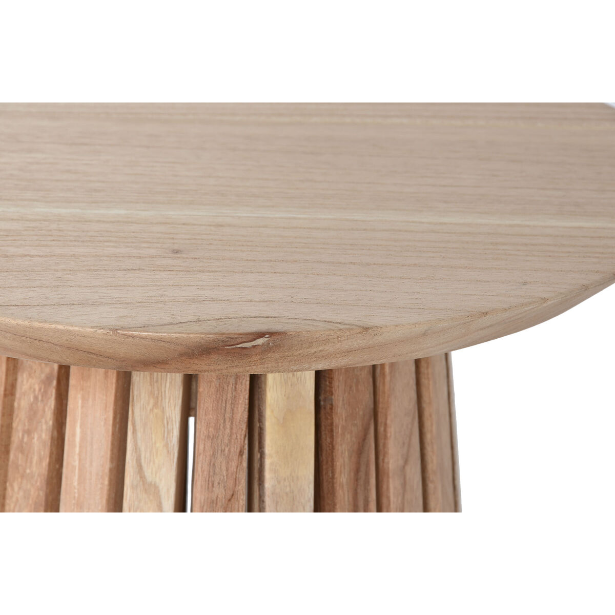 Auxiliary table Home ESPRIT Natural wood cypress 40 x 40 x 60 cm-4