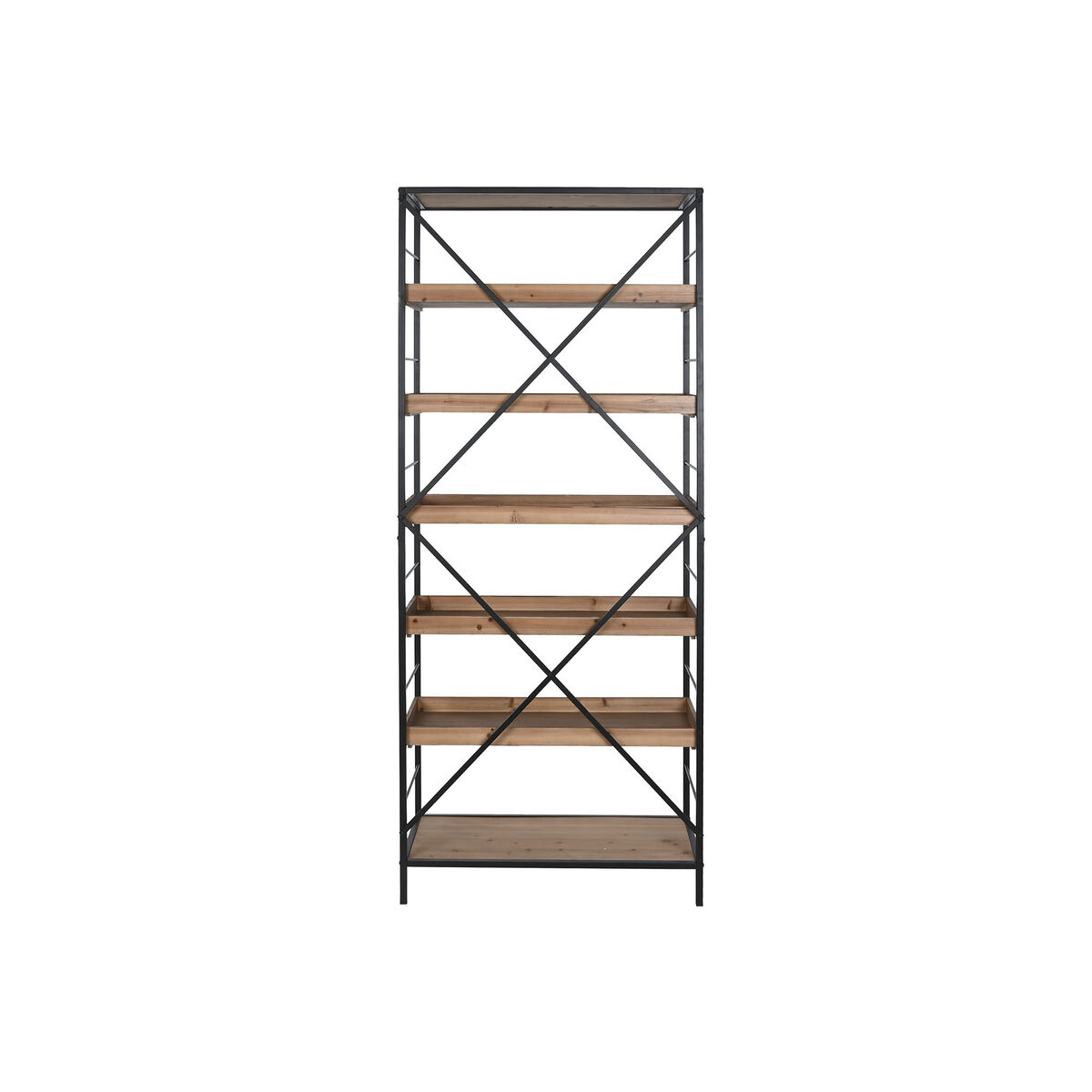 Полка Home ESPRIT Металл Ель 80 x 41,5 x 199 cm-2