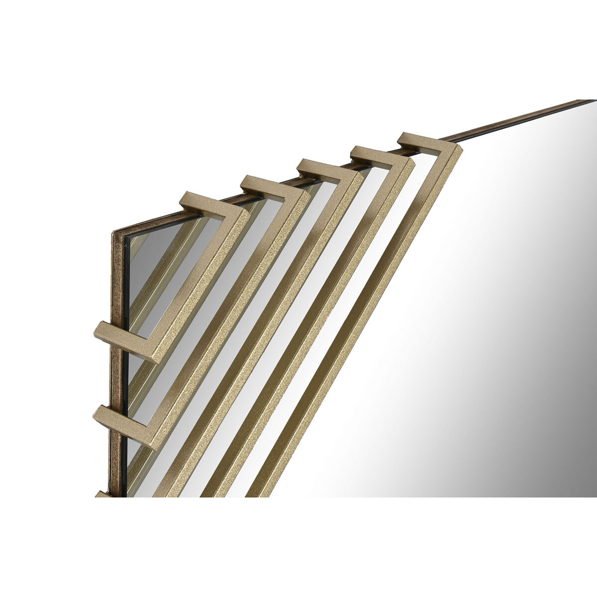 Настенное зеркало Home ESPRIT Позолоченный Стеклянный Железо 63 x 6 x 93 cm-2