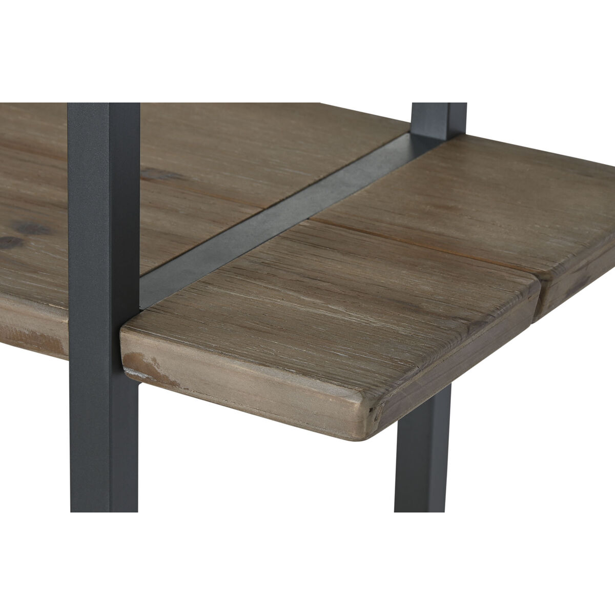 Полка Home ESPRIT Чёрный Металл Ель 148 x 36,5 x 200 cm-3