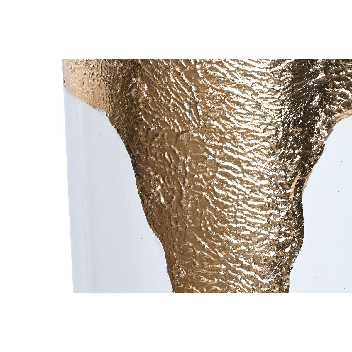 Подставка под цветочный горшок Home ESPRIT Белый Позолоченный волокно современный 40 x 40 x 105 cm-3