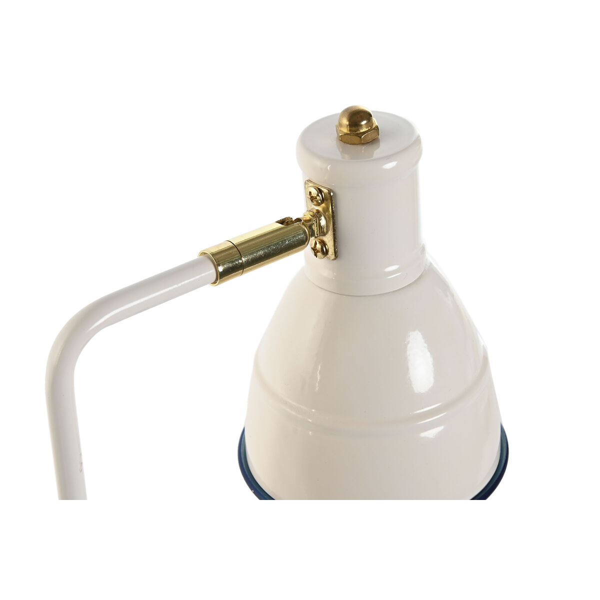 Үстел шамы Home ESPRIT Көк Ақ Металл Алюминий 220 V 23 x 11 x 40 см-2